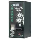 Front view of professional grade money exchange machine