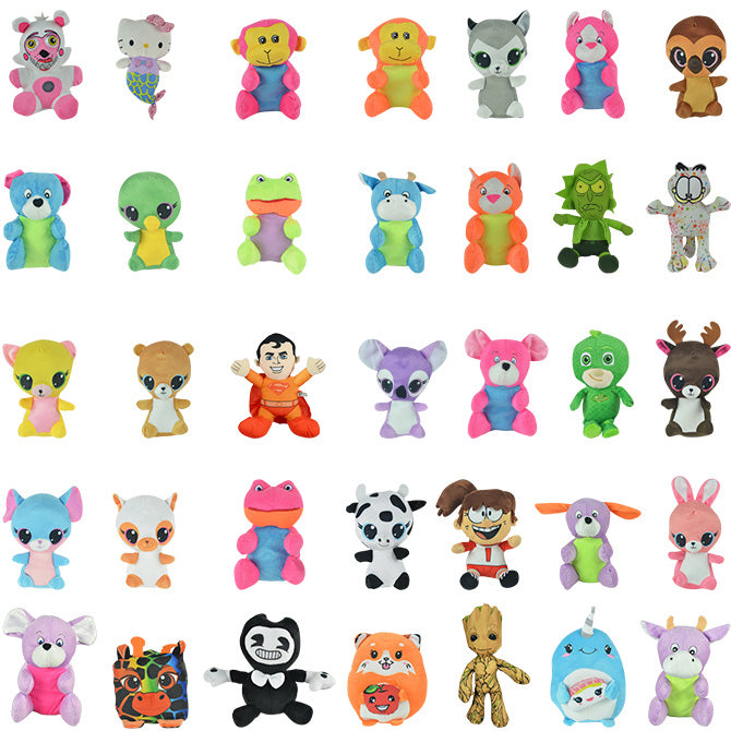 Small 25% Licensed Plush Kit 6in-9in 96 ct