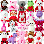 Jumbo 100% Generic 12in Valentines Plush Kit 40 ct