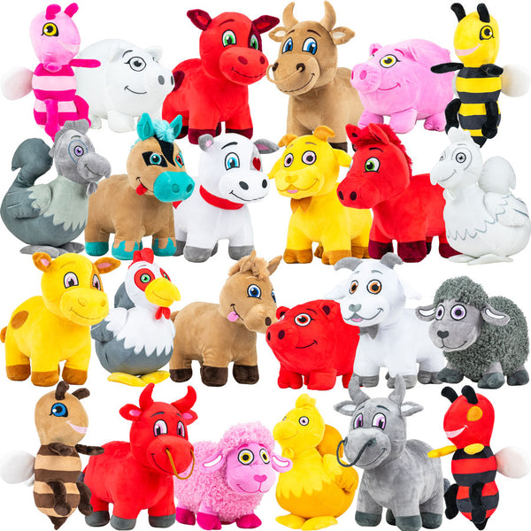 Jumbo Sqwishland Farm Series 11in-13in (36pcs)