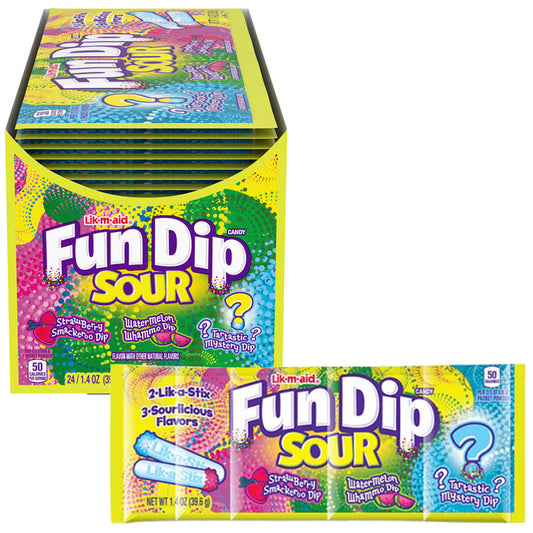 Lik-m-aid® Sour Fun Dip™ Display Box