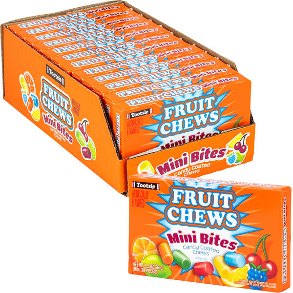 Tootsie® Fruit Chews Mini Bites Theater Box| Gumball.com