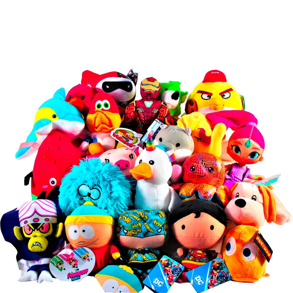 Premium Medium Plush Mix 50% Licensed 7"-9" 150ct Product Image