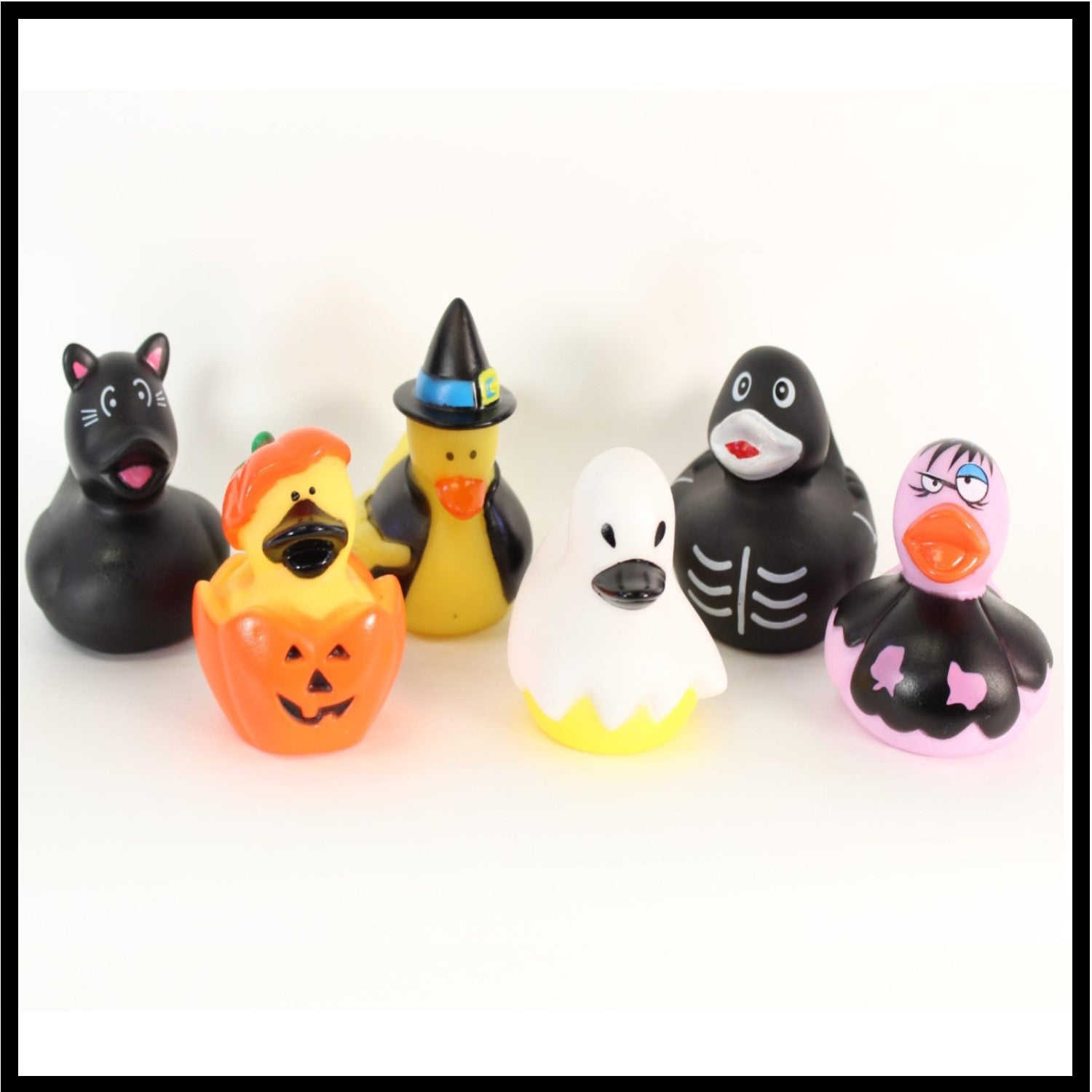 2″ RUBBER HALLOWEEN DUCK MIX – 500 CT