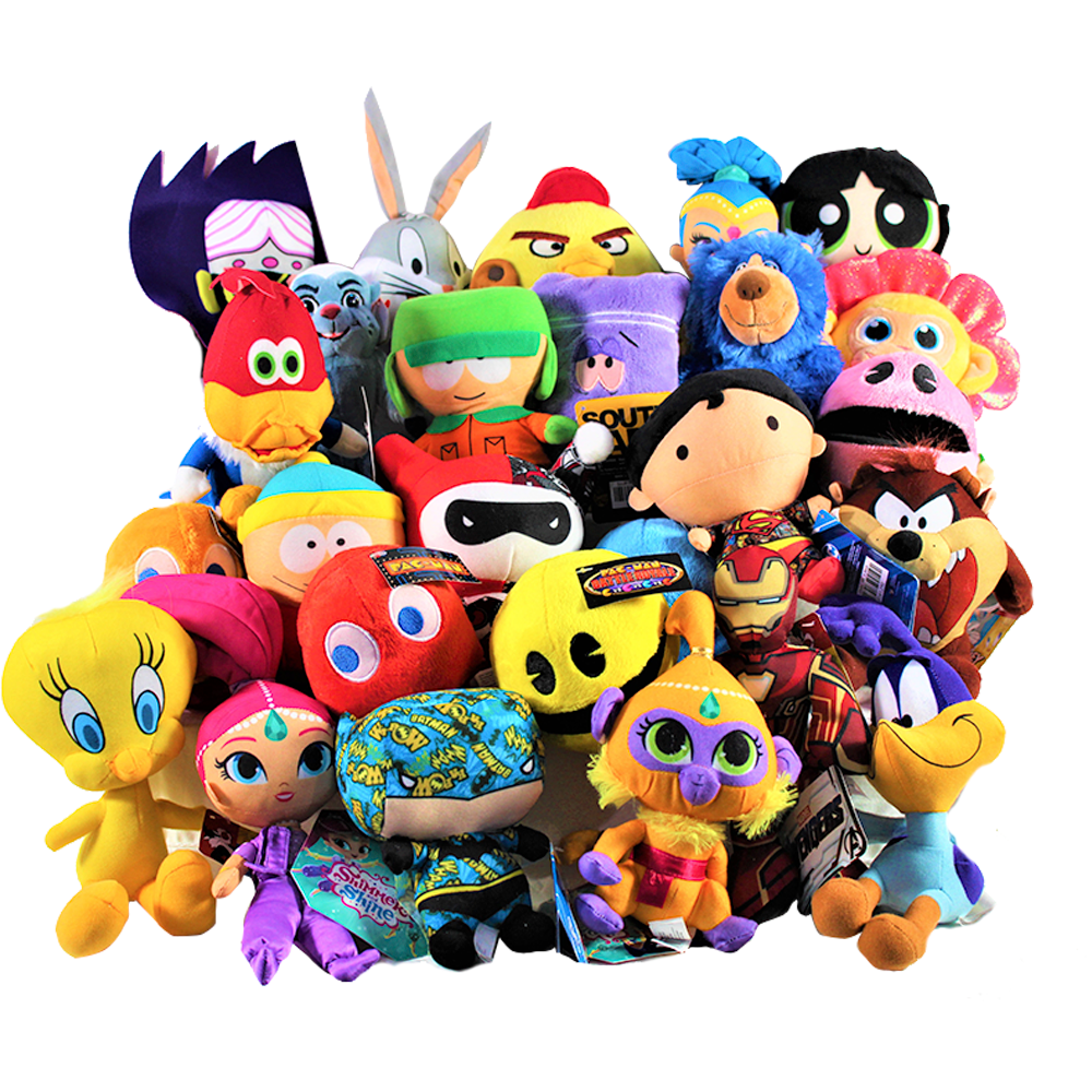 Premium Medium Plush Mix 100% Licensed 7"-9" 150ct Product Image