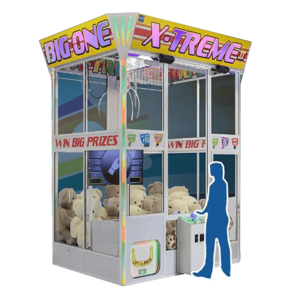 Big One X-Treme II Crane Claw Machine Arcade Game Product Image Angle View