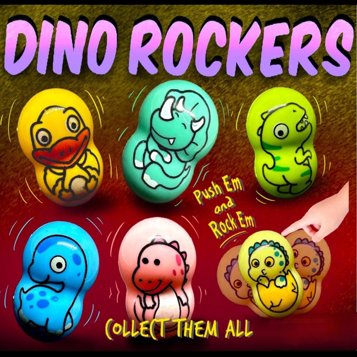 Front display card for Dino Rockers 