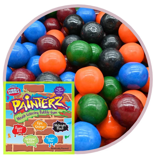 Dubble Bubble Painterz Gumballs (1"/850 count)