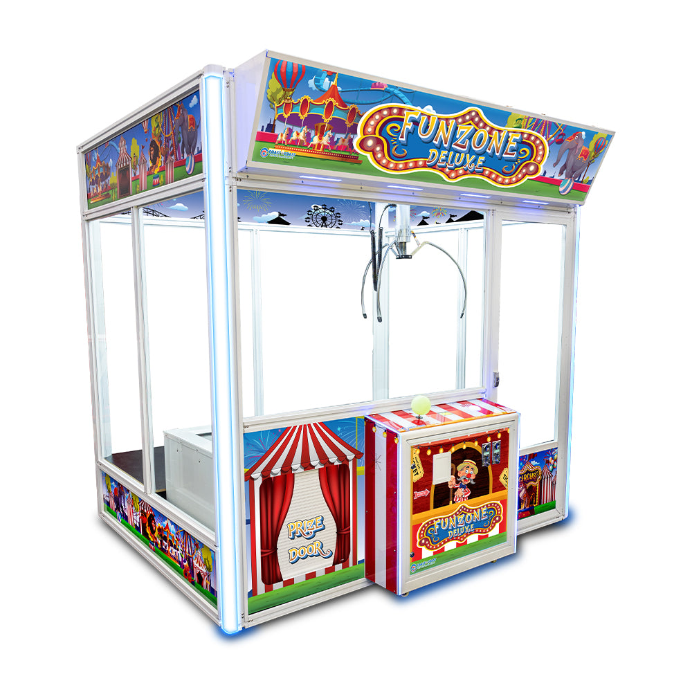 Fun Zone Deluxe Crane Machine Product Image Left Angled View