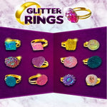 Purple display card for Glitter Rings