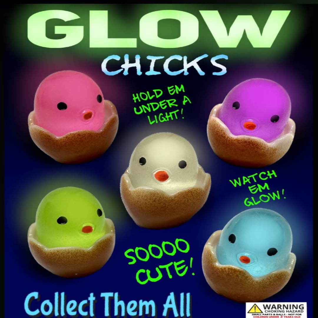 Glow Chicks 1″ Capsules