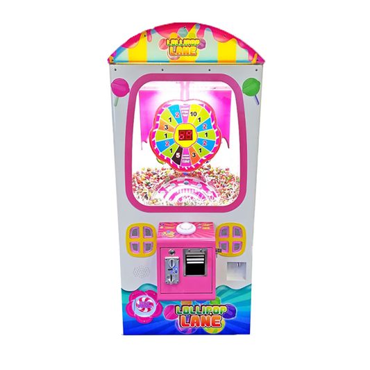 Lollipop Lane Crane Claw Machine Product Image Front View