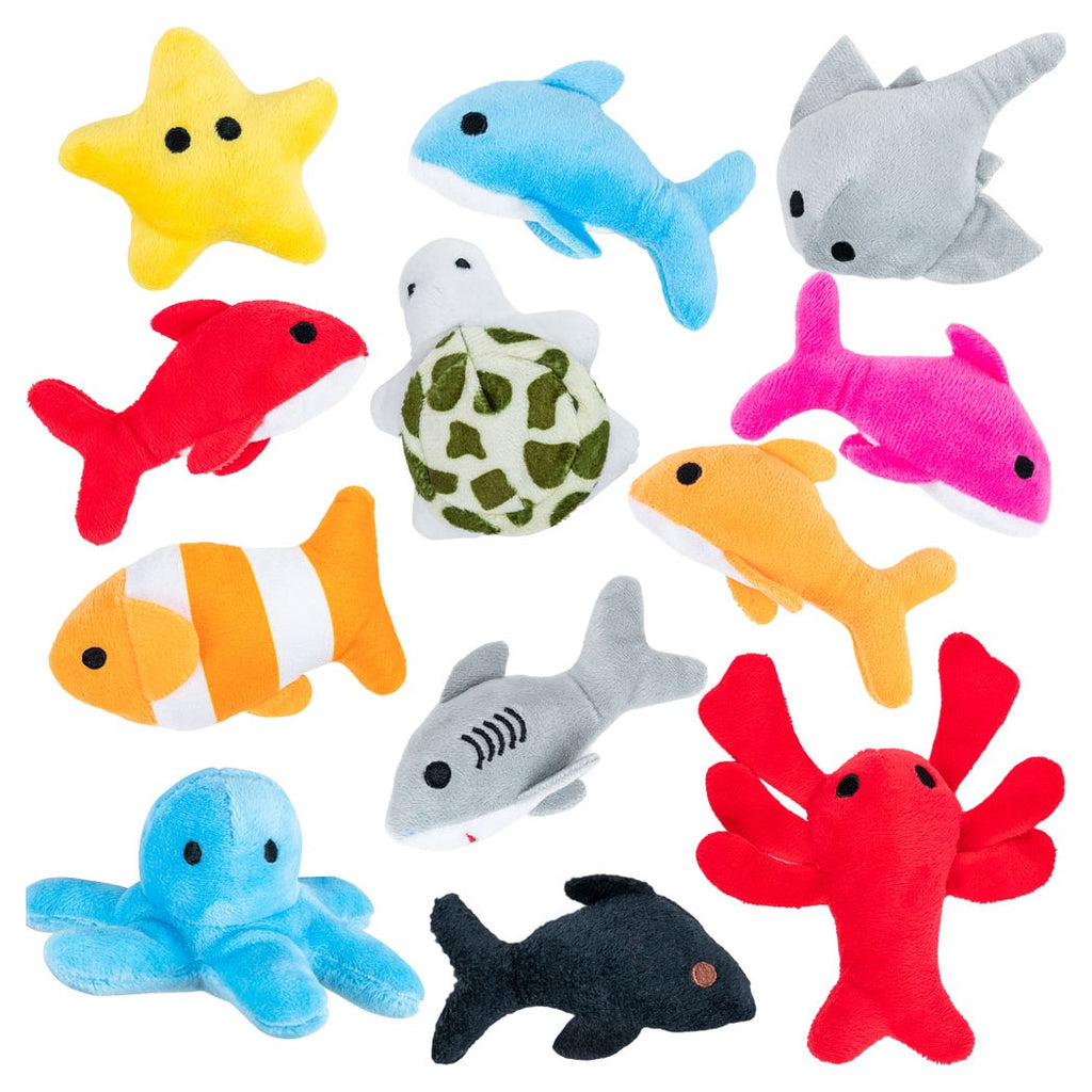 Mini Sealife Assorted plush in 3" (300pcs)