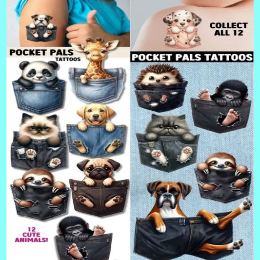 Pocket Pals Tattoos