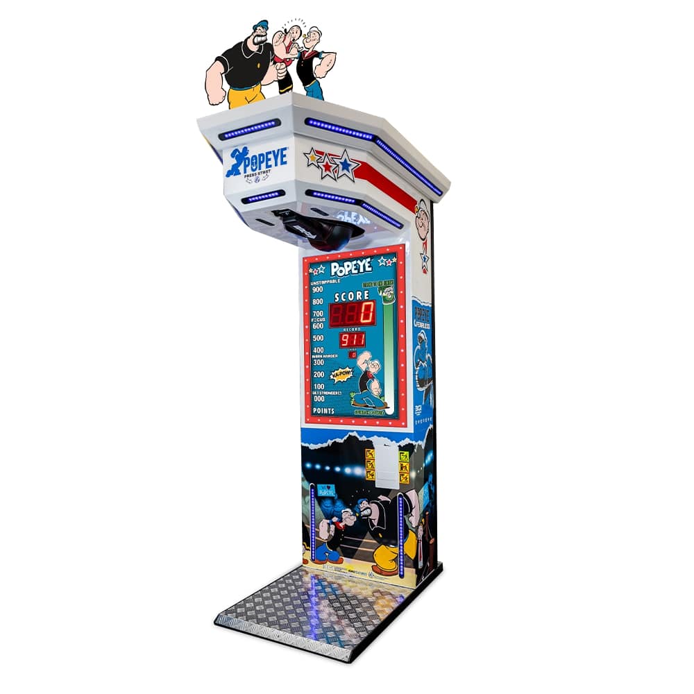 Popeye Boxer Licensed Boxing Arcade Game Product Image Angle View