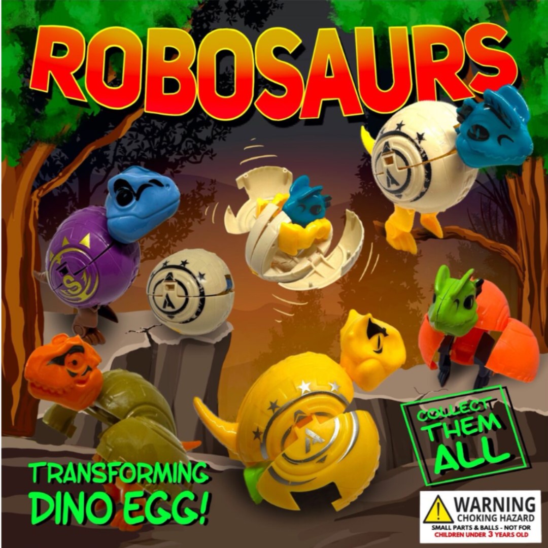 Robosaurs 2" Capsules