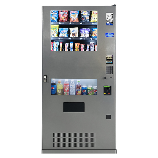 Seaga Quick break QB 4000 Combo Combination Snack Candy and Drink vending Machine Product Image No Graphics Front View