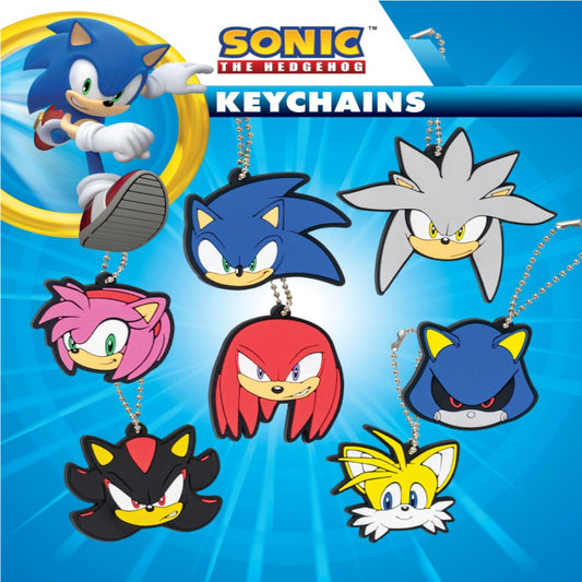 Sonic 2-D Figure Keychains in 2" Capsules