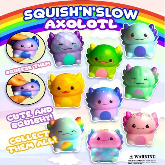 Squish’n’Slow Axolotl  2" Capsules