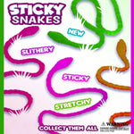 Giant Sticky Glitter Snakes