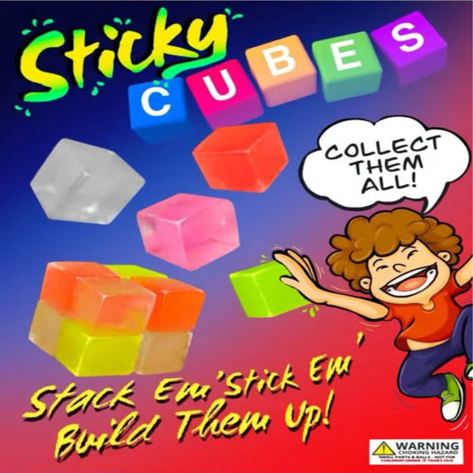 Sticky Cubes Rings 1" Capsules