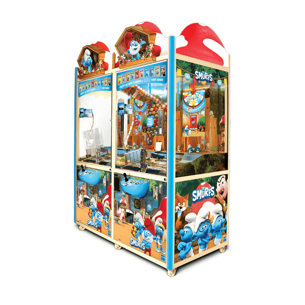 The Smurfs 2-Player Coin Pusher Novelty Arcade Game Machine With Capsules Product Image