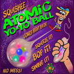 purple display card for Atomic Yo-Yo Ball