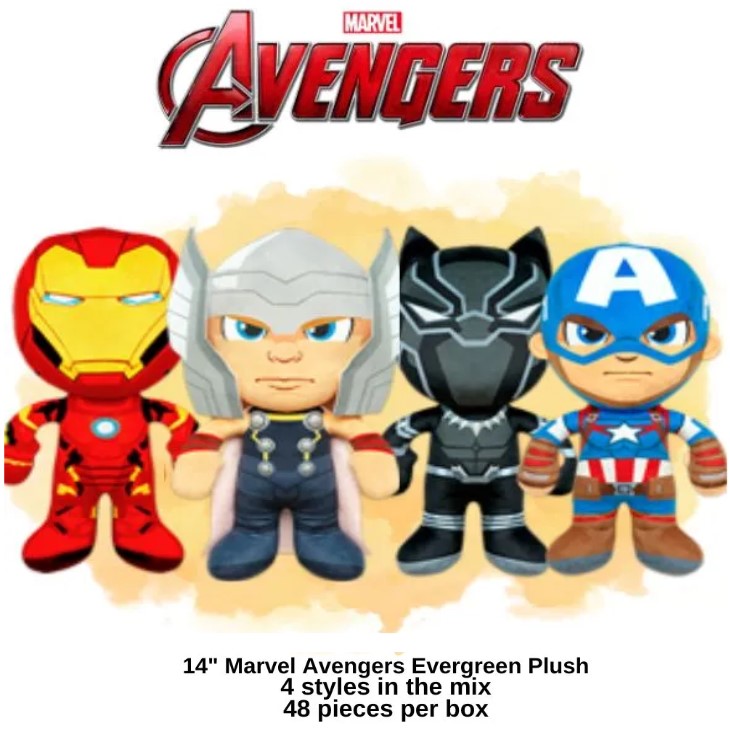 Marvel Avengers Evergreen Plush (14″)