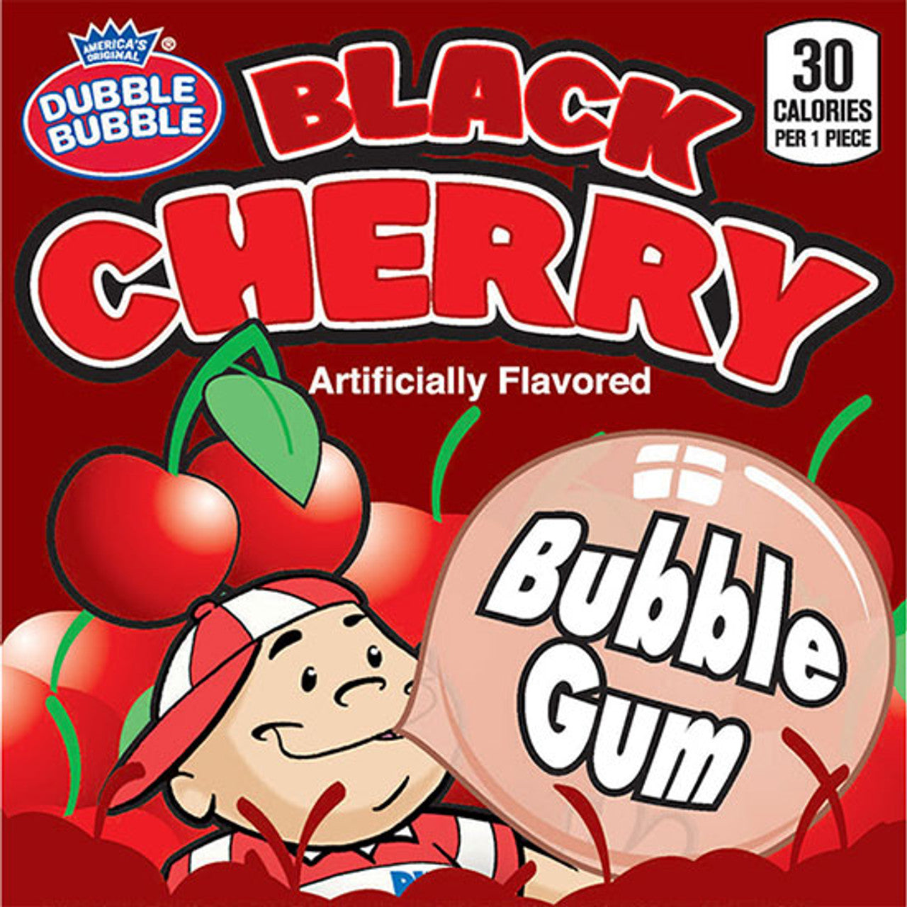 Dubble Bubble Black Cherry Gumballs (1"/850 count)