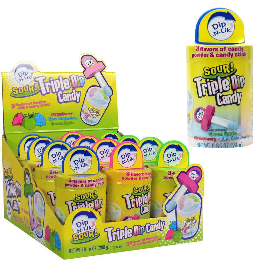 Sour Triple Dip-N-Lik® Display Box