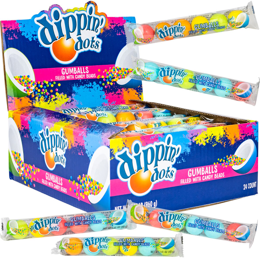 Dippin Dots® Filled Gumballs Display Box