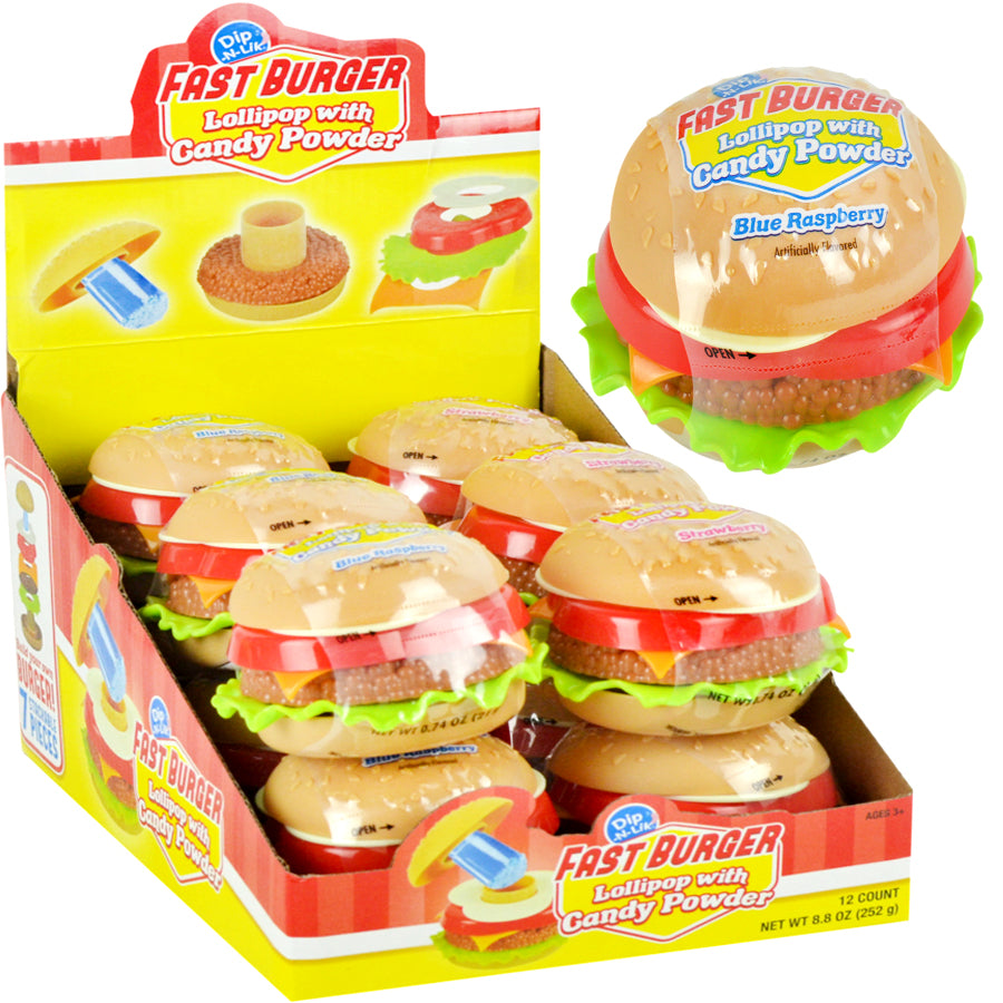 Fast Burger Dip-N-Lik® Display Box