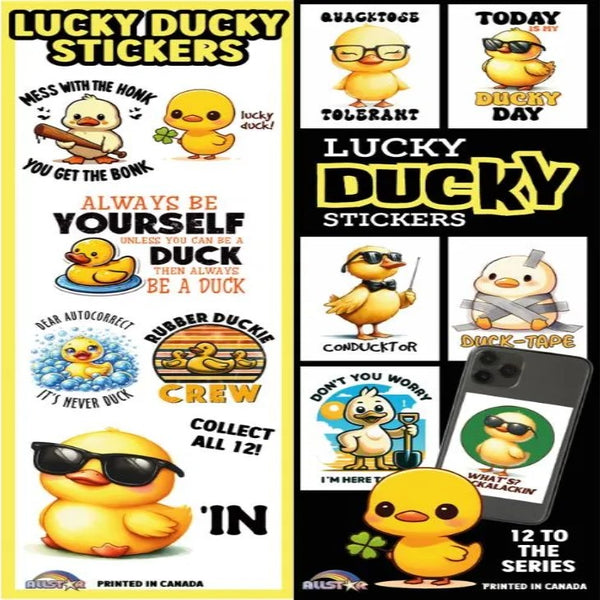 Lucky Ducky Stickers