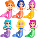 Mermaid Figurines in 2in Capsules in 2" Capsules