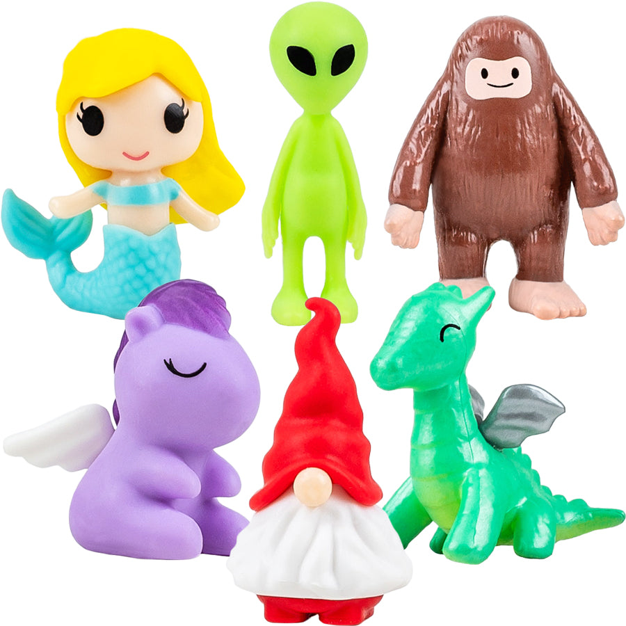 close up of the mermaid, alien, big foot, unicorn and much more 