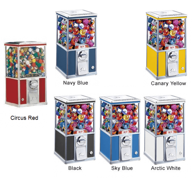 Color options for Northern Beaver & Flat Pack vending machines