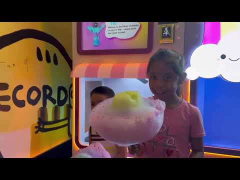 Cotton Candy Vending Machine Product Demonstration Video