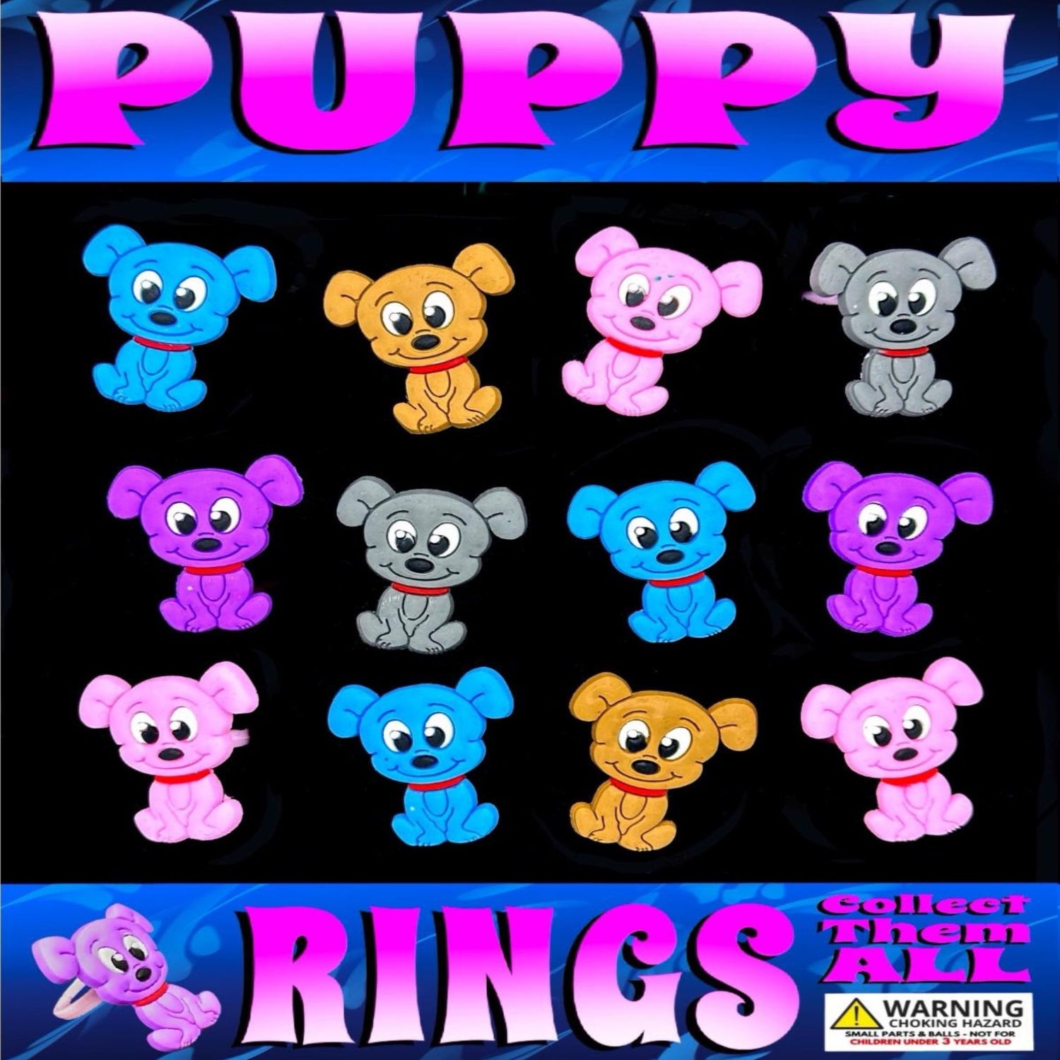 Puppy Dog Rings 1" Capsules