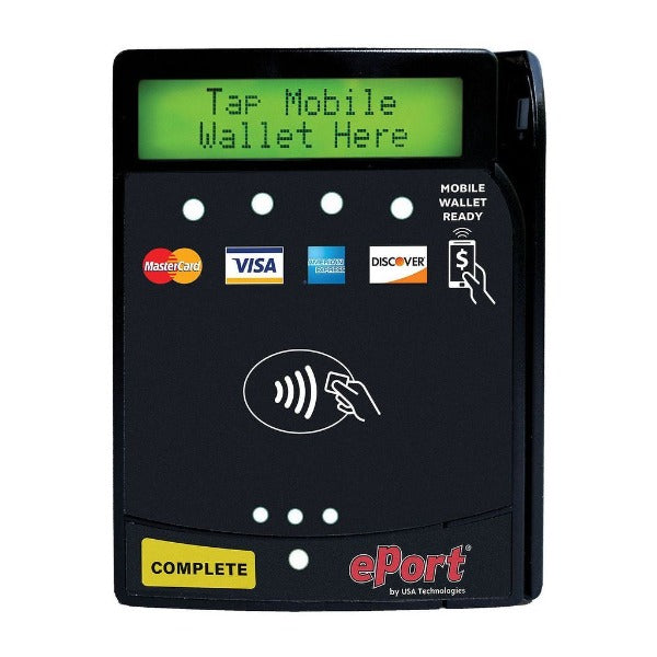 Front view of USAT mobile payment ready credit card reader