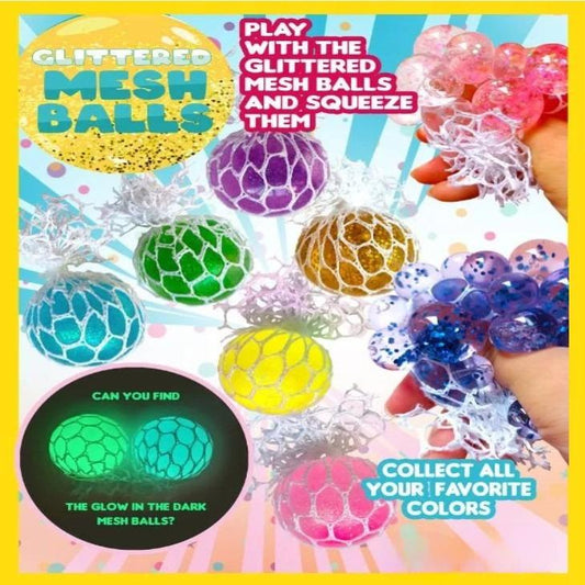 Mesh balls display card