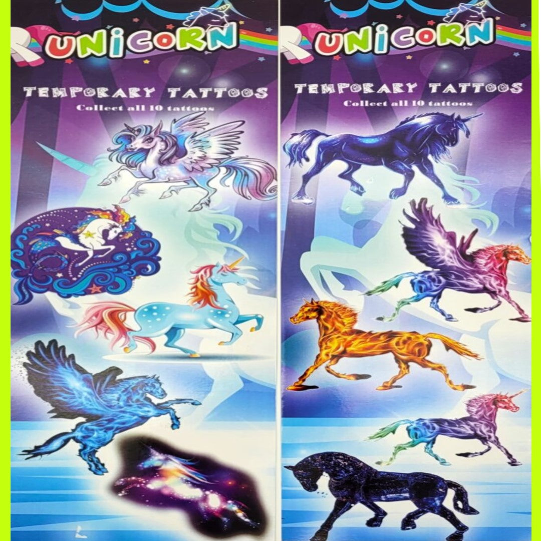 Unicorn Temporary Tattoos