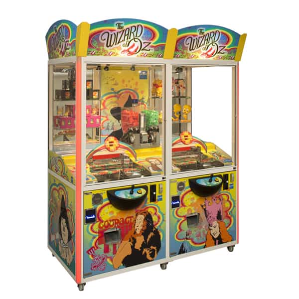 Wizard of Oz 2 Two Player Coin Pusher Novelty Arcade Game Machine Product Image Right Angle View