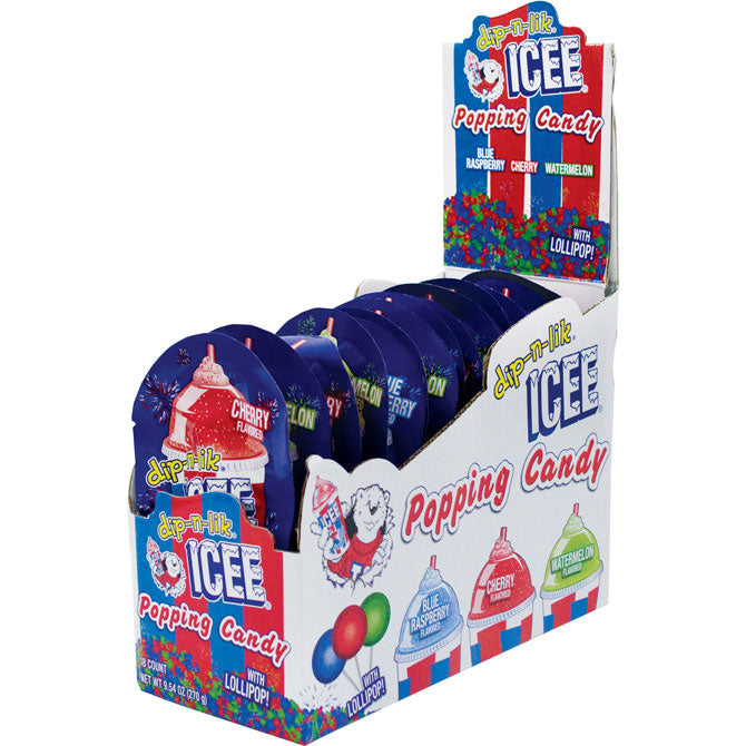 Left side view of ICEE® Popping Candy display