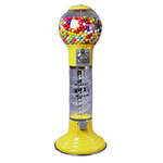 4 foot tall WizKid spiral gumball machine