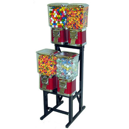 LYPC 4 unit bulk vending machine rack