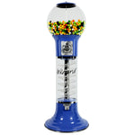 5' tall Wizard spiral gumball machine in the color blue