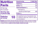 Big League Chew® Grape Bubble Gum nutrition facts