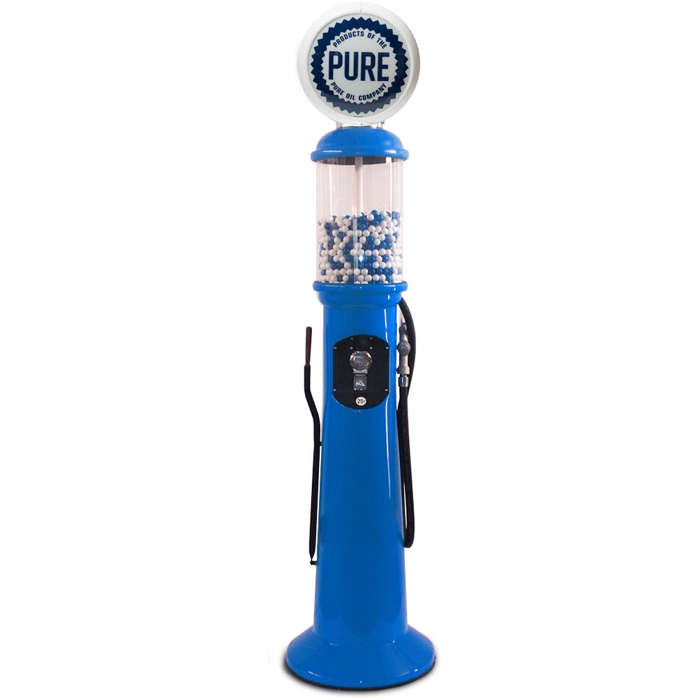 Pure Oil Co. themed 7 foot 6 inch tall gas pump gumball machine