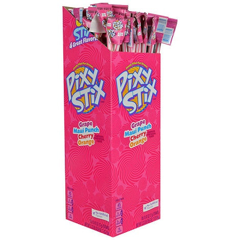 Giant Pixy Stix in display box - 85 ct