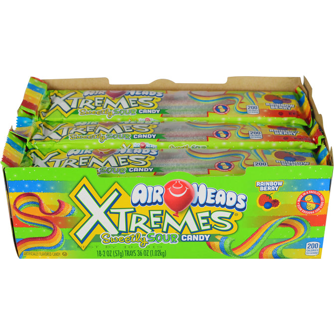 Airheads Extreme Sour Belts 18 pcs